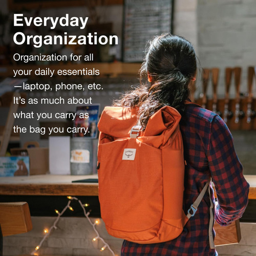 Mochila Osprey Arcane Roll Top Commuter Porcelana Naranja
