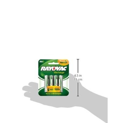 Rayovac Recarga Recargable 1350 Mah Nimh Aa Pre-charged Bate