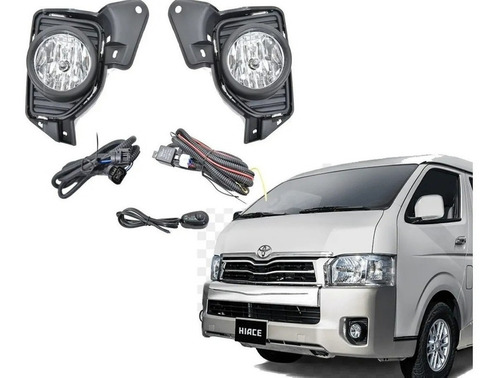 Kit Faros De Niebla Toyota  Hiace 14-18 , Switch Y Focos