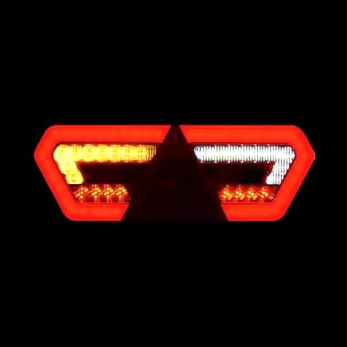Imagem 6 de 8 de Lanterna Traseira Guerra Led Diamond3 Lado Esquerdo Braslux