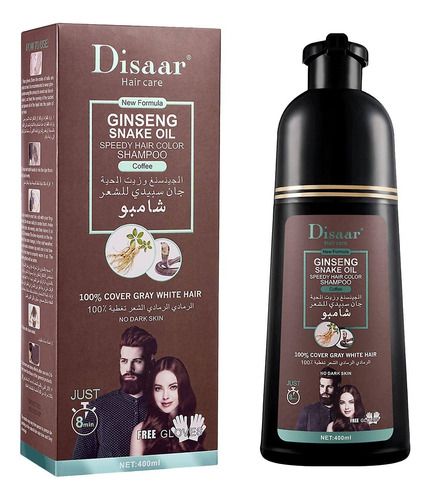 Shampoo Colorante Cubre Canas Cobertura Total