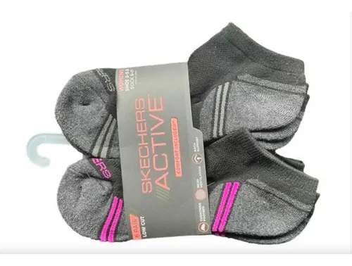 Medias Skechers Para Mujer X 6 Pares Originales Importadas