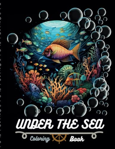 Under The Sea: Therapeutic Mandalas For Adults With Marine S