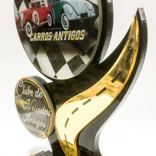 30 Troféus De Luxo Acrilico Lembrança Para Evento
