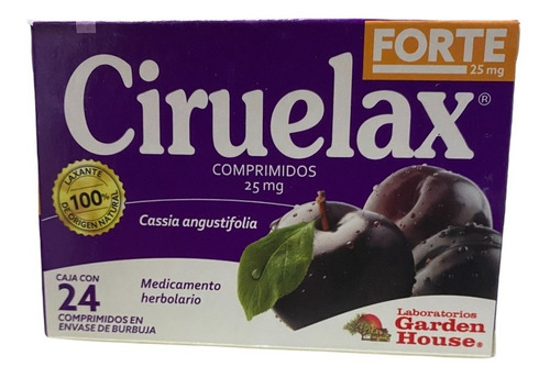 Ciruelax Forte Cassia 25 Mg 24 Comprimidos