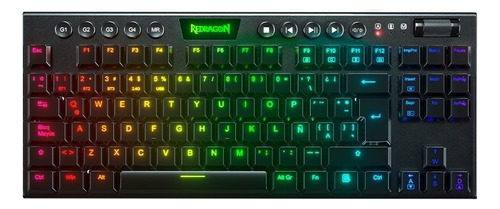 Teclado Mecánico Gamer Redragon Horus K621rgb-wireless-red S