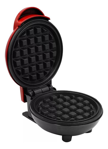 Waflera Mini Maquina Waffles Pequeña Redonda Hacer Desayunos