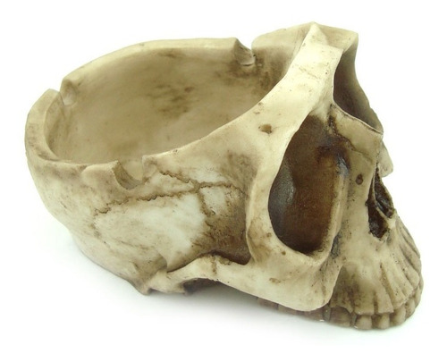 Cinzeiro Crânio Caveira Skull Decorativo Resina