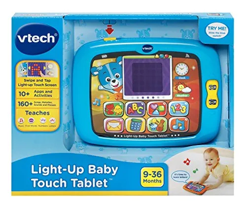 Tablet Vtech Light up Baby Touch Exclusivo Da Amazon Azul