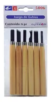 Comprar Gubias Atl #5006 Para Grabado Linoleo Y Madera Suave 6 Pzas