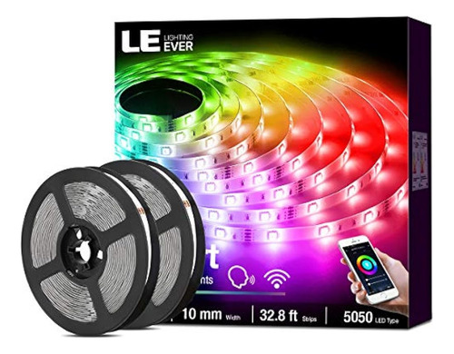 Tiras De Luces Led Le, Wifi Smart 32.8ft Tiras De Led Que Ca