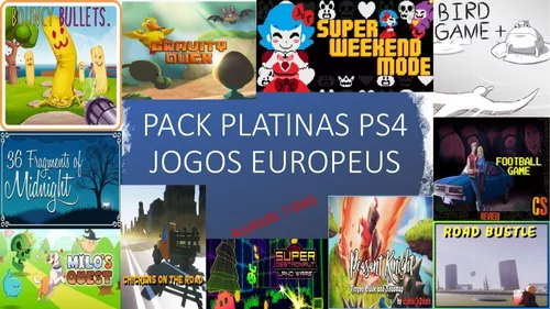 Pack Platinas Faceis Ps4 10 Jogos 7 Dias!!(garrapinhas)