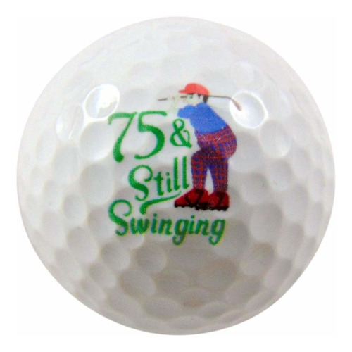 Bola Golf 75 Cumpleaño Presente Para Años