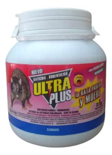 Veneno Cebo Control Ratas Raticida Ultraplus En Grano 50gr