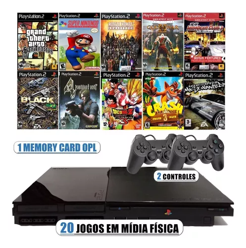 20 Jogos Ps2 Compatível C/ Playstation 2 - A Escolha