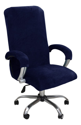 Funda Elástica Terciopelo Silla Oficina Con Reposabrazos