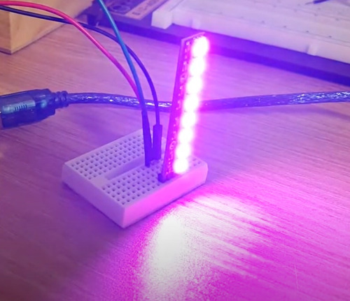 Adafruit - Barra Neopixel Stick - 8 X Leds 5050 Rgb Ws2812