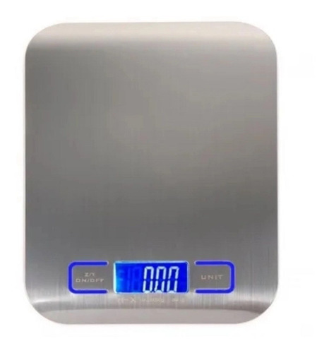 Balança Digital Inox 5kg Cozinha Nutrição E Dieta