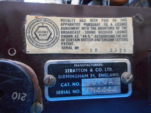 Radio Antigo Valvulado Eddystone 870 A(5 Faixas)funcionando (Usado)