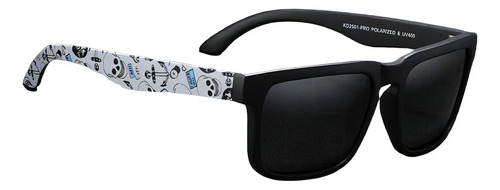 Óculos De Sol Kdeam Esportivo Surf Polarizado Varias Cores Cor Branco Cor Da Lente Preto