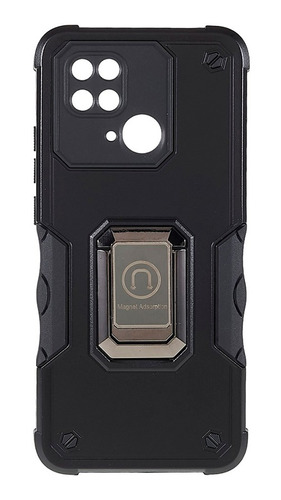 Protector Xiaomi Redmi 10c Con Anillo Color Negro