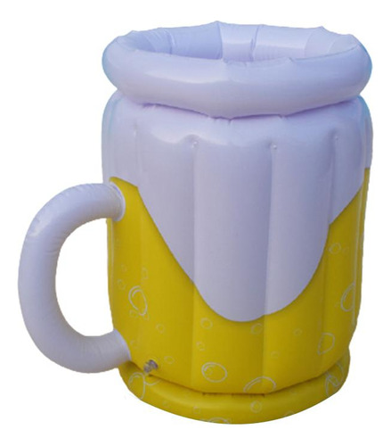 Vaso De Bebida Portátil Inflable De Pvc En Cerveza Al Aire L