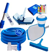 Comprar Kit Limpeza De Piscina Manutenção Mangueira Aspirador Estojo