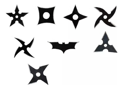 Shuriken Ninja Estrela Batman Shinobi Unidades A Sua Escolha