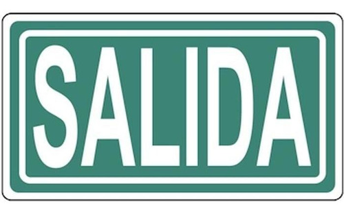 Letrero Para Laboratorios, Mxsev-007, 40x20 Cm, De Evacuaci Color Verde