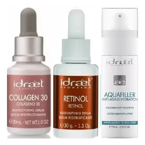 Pack X3 Antiedad Activage Liftcomp Retinol Colageno Idrae