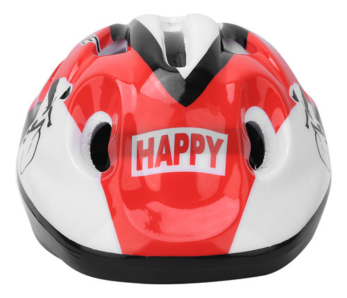 Casco De Ciclismo De Espuma Roja Para Niños, Patinaje Y Pati