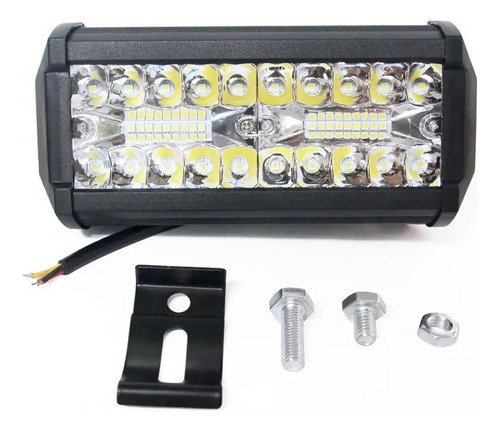 Faro Led 7 40 Led 120 W Disipador De Calor En Aluminio