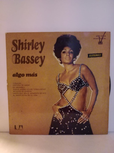 Shirley Bassey- Algo Más- Lp, Argentina, 1971 Gatefold