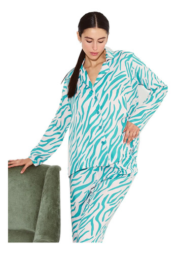 Pijama Camisero Invierno Libra De Sweet Lady 2674-24