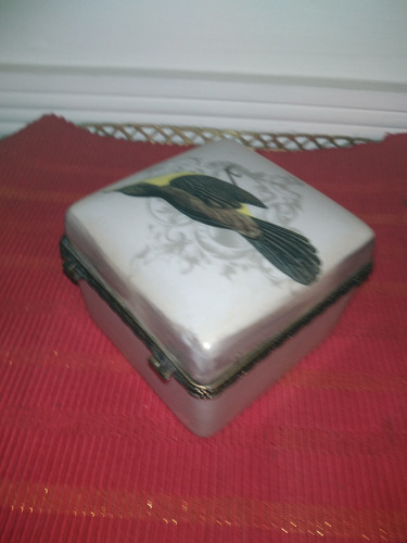 Antiguo Joyero Porcelana Inglesa, Sellada, Rebajada (Usado)