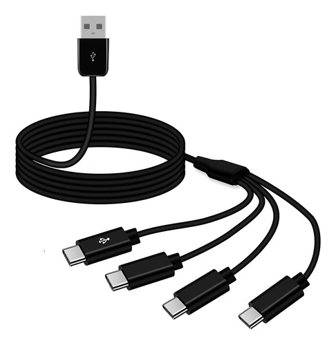 Motong Cable Divisor Usb A A C, Usb A 2.0 A 4 Usb Tipo C 3.1