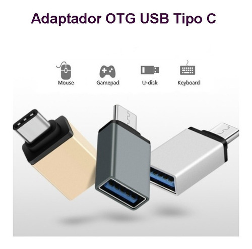 Adaptador Otg Usb Tipo C (dos Unidades)