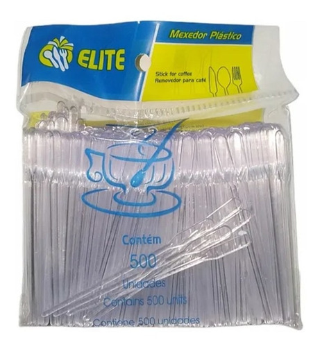Mexedor Drink 9cm Café E Bebidas C/500 Uni Elite