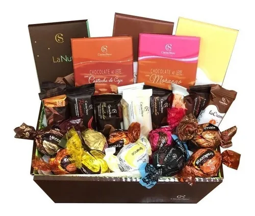 comprar Cesta Dia Das Mães Com 27 Chocolates Variados Cacau Show 