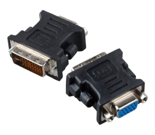 Adaptador De Video De Dvi 24+5 Macho A Vga Hembra Analogico