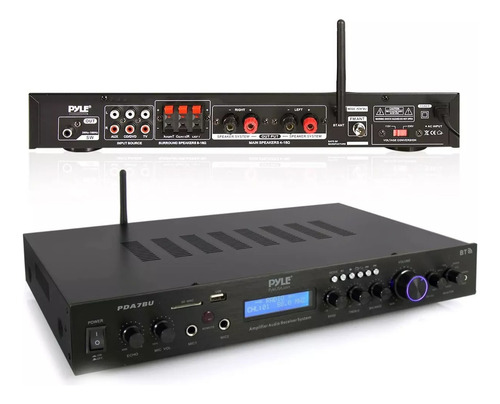 Sistema De Audio Klipsch 2.0 Par De Torres R-610f + Pyle Amp