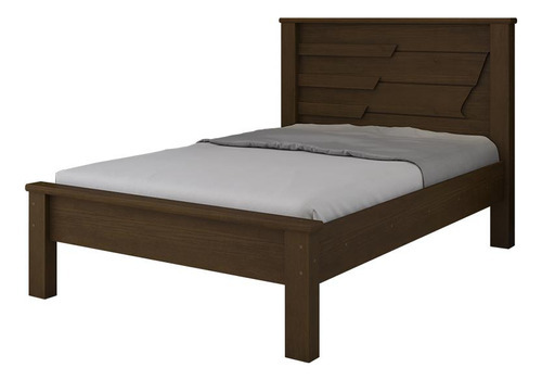 Cama Quarto Casal Barcelona Cor Imbuia