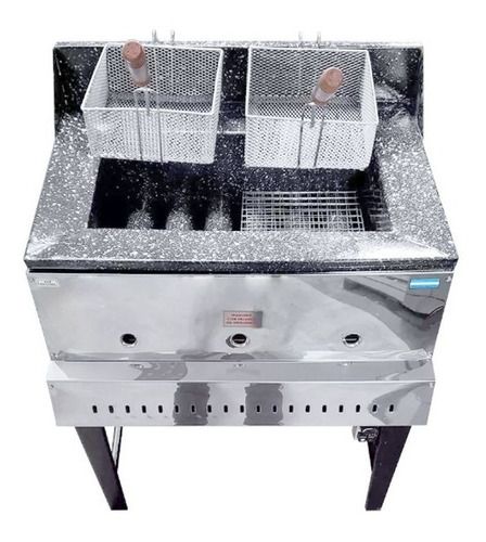 Imagen 2 de 2 de Freidora Tecnocalor 42 Lts Automatica 2 Canastos Premium