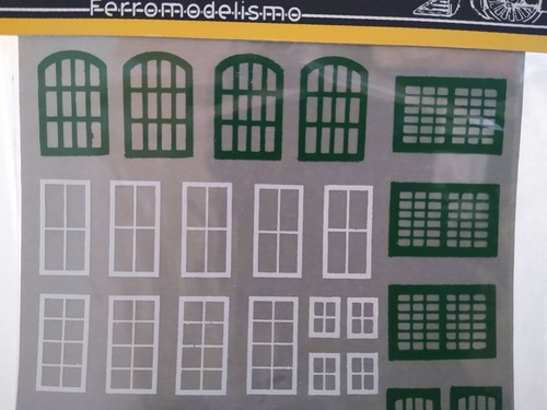 Imagen 2 de 5 de Nico Blister C/ Ventanas En Acetato V.s Modelos H0 (tma 89)