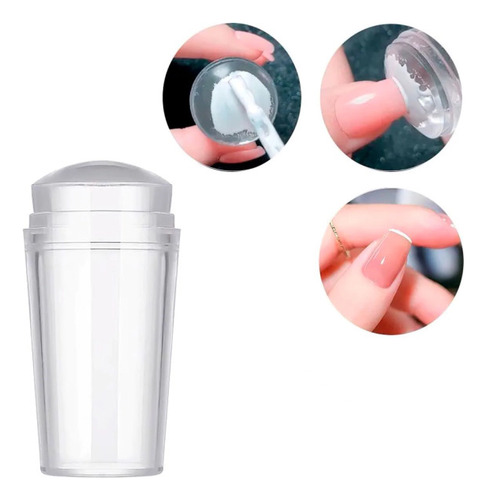 Carimbo De Unha Francesinha Silicone Nailart