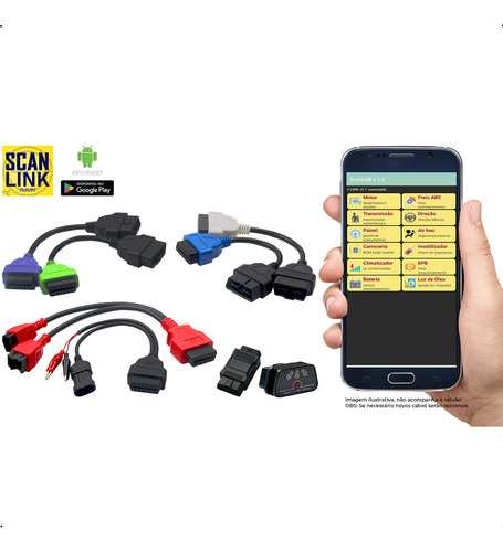 Scanner Automotivo Planatc Scanlink / Start Bluetooth