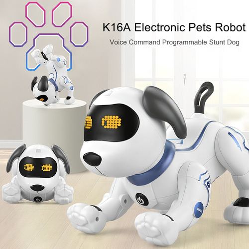 Perro Robot Le Neng Toys K16a Electrónico Con Acrobacias