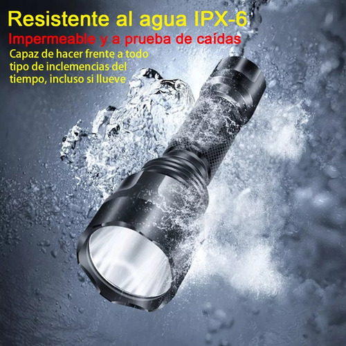 Lanterna De Rifle De Alto Lúmen Com Suporte Picatini C8