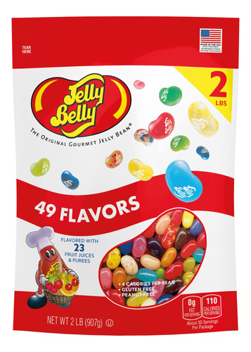 Gominolas, 49 Sabores, 2 Libras Por Bolsa De Jelly Belly