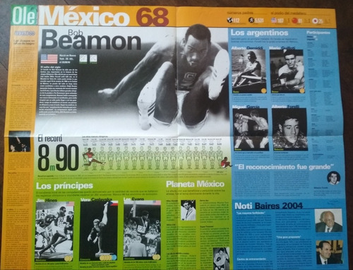 Historia De Los Juegos Olímpicos - Olé - Laminas